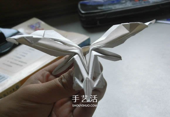 阿凡达毒蝎直升飞机的折纸方法图解教程