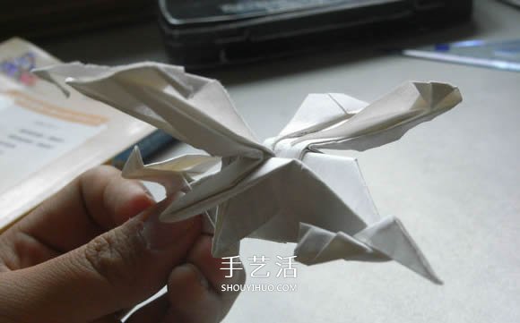 阿凡达毒蝎直升飞机的折纸方法图解教程