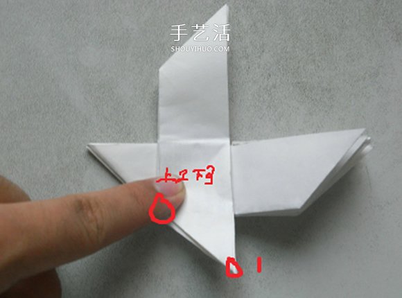 双翼飞机的折纸方法 怎么折双翼机的步骤图