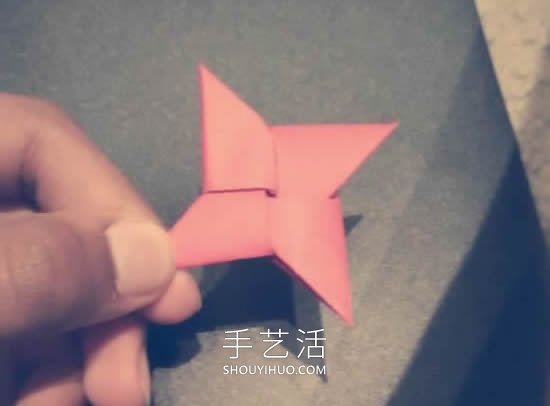 折纸忍者的暗器！四角忍者之星的折法教程