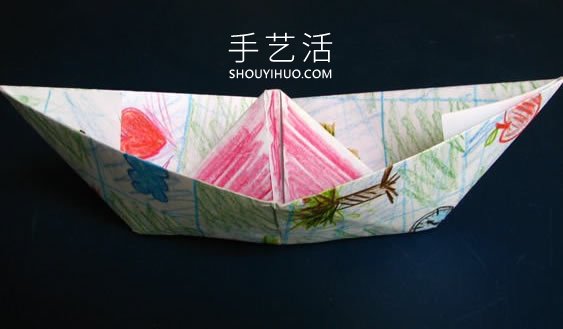 最简单小船的折纸方法步骤图解