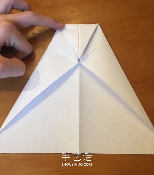 平头飞机怎么折的折法图解