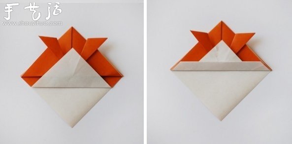 折纸小鱼的的制作方法