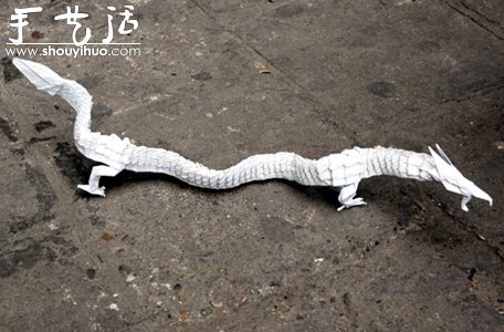 中国龙手工折纸方法