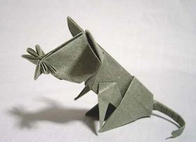 可爱老鼠的手工折纸方法