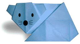 小老鼠手工折纸方法