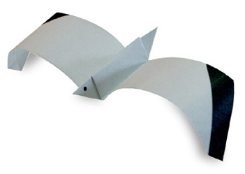 海鸥手工折纸方法