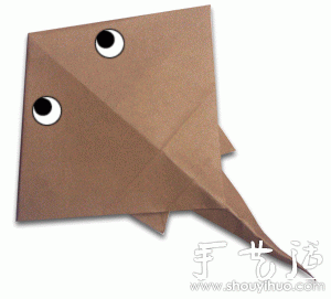 魔鬼鱼折纸的DIY方法