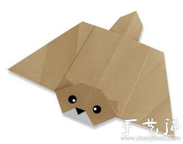 飞鼠折纸的手工制作方法