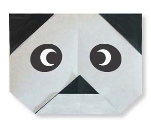 大熊猫手工折纸教程