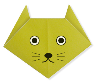 猫咪手工折纸方法