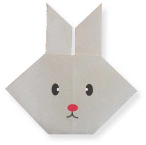 小白兔手工折纸教程