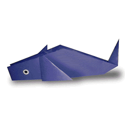 鲸鱼折纸方法
