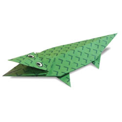 鳄鱼手工折纸方法