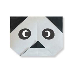 大熊猫手工折纸教程