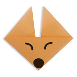 狐狸手工折纸教程