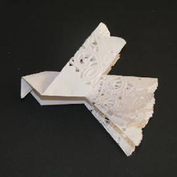 鸽子的折法图解 圆形餐巾纸折纸鸽子的教程