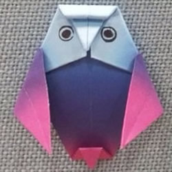 手工猫头鹰折纸教程 猫头鹰的折法步骤图解