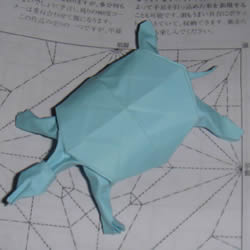 怎么折纸软壳龟图解 手工立体软壳龟的折法