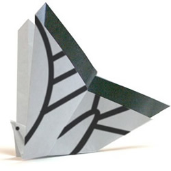 飞舞蝴蝶的折纸教程 简单手工蝴蝶的折法图解