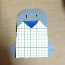 儿童手工折纸企鹅的简单方法图解