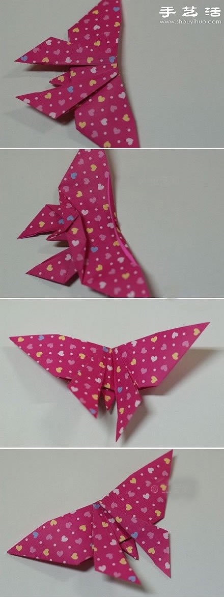 超逼真的蝴蝶折纸教程图解