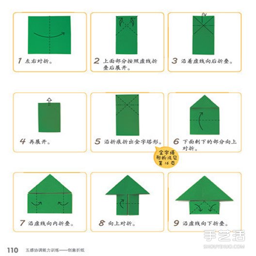 会跳的青蛙怎么折图解 会跳的青蛙折纸步骤