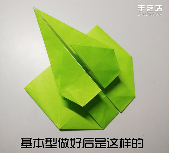 立体小鸭子折纸步骤图 纸鸭子的折法教程图解