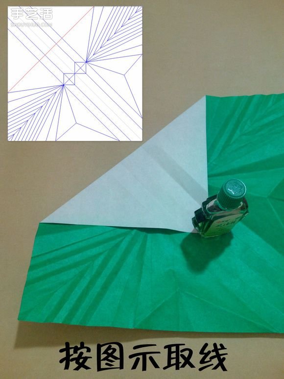 海绵宝宝痞老板折纸 超复杂痞老板的折法图解