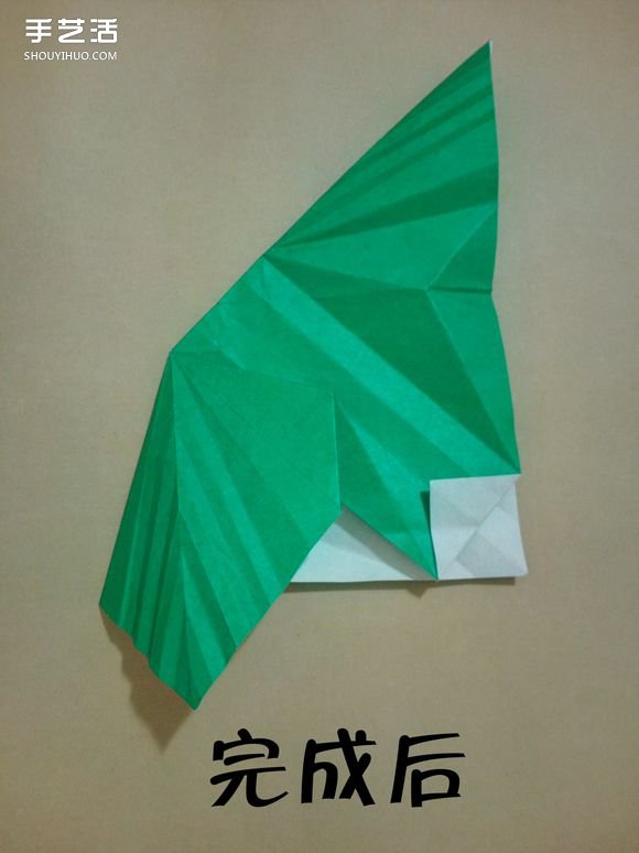 海绵宝宝痞老板折纸 超复杂痞老板的折法图解