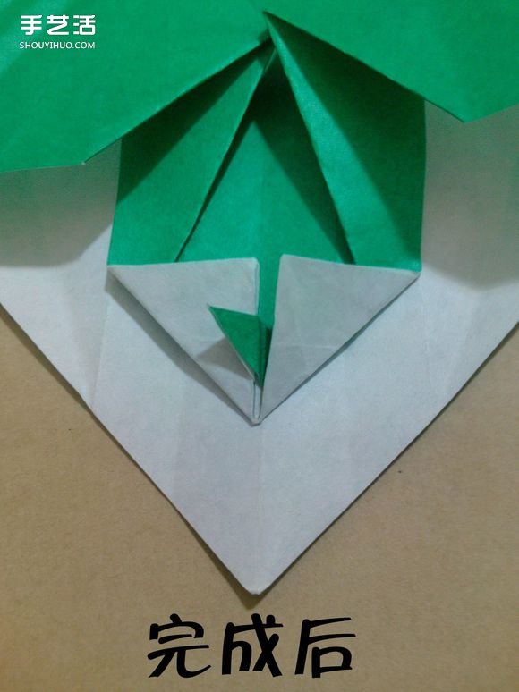 海绵宝宝痞老板折纸 超复杂痞老板的折法图解