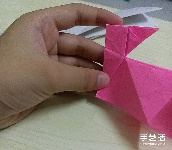 小松英夫的马折纸图解 超详细立体马的折法教程