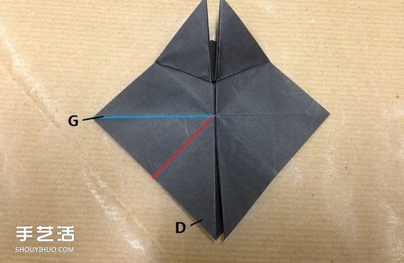 小动物折纸步骤图 用纸折小动物的方法图解