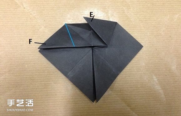小动物折纸步骤图 用纸折小动物的方法图解