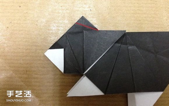小动物折纸步骤图 用纸折小动物的方法图解