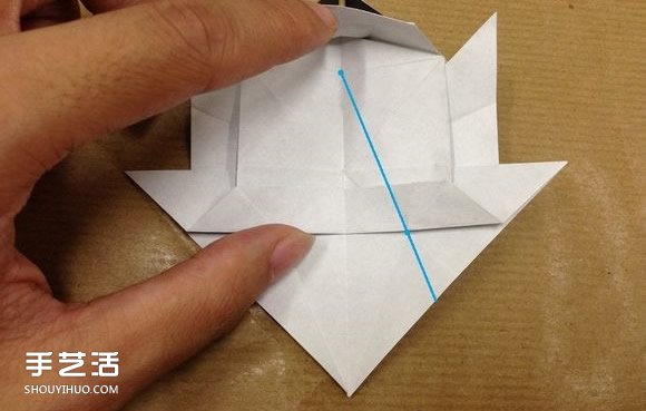 小动物折纸步骤图 用纸折小动物的方法图解