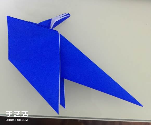喷水鲸鱼的折法图解 折纸立体鲸鱼的过程步骤