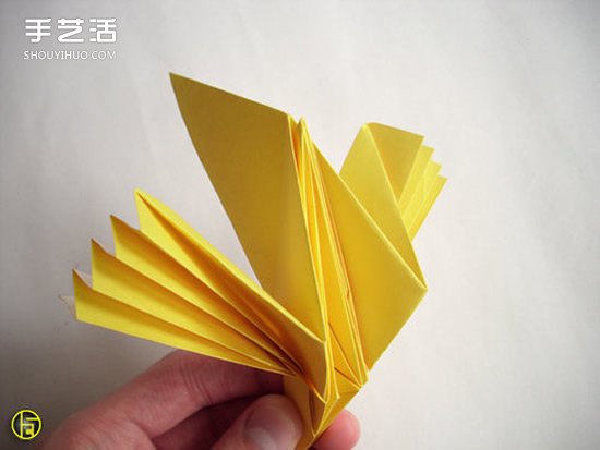 折纸狼人图解过程步骤 复杂狼人的折法教程