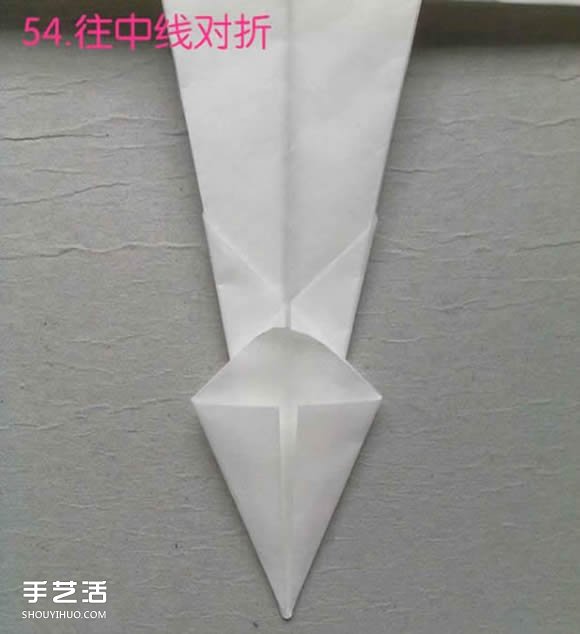 折纸白鹭的方法详细图解 立体白鹭的折法步骤