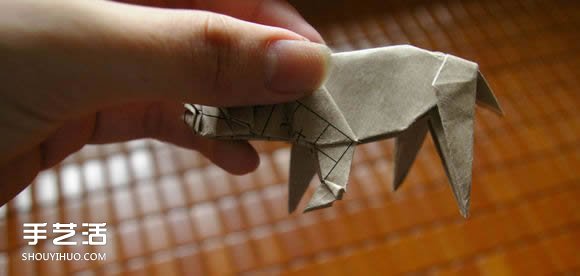 马伯纳犀牛折纸教程 马伯纳犀牛的折法图解