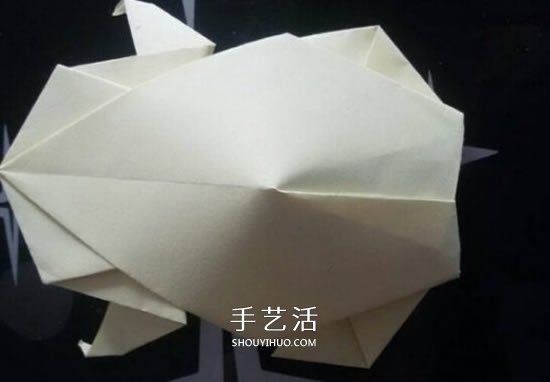 儿童折纸青蛙步骤图解 简单立体青蛙折纸教程