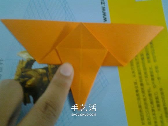 如何折纸蝙蝠的步骤图 蝙蝠的折纸方法图解