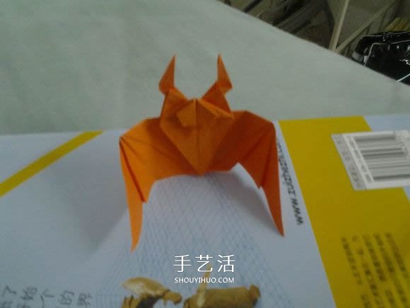 如何折纸蝙蝠的步骤图 蝙蝠的折纸方法图解