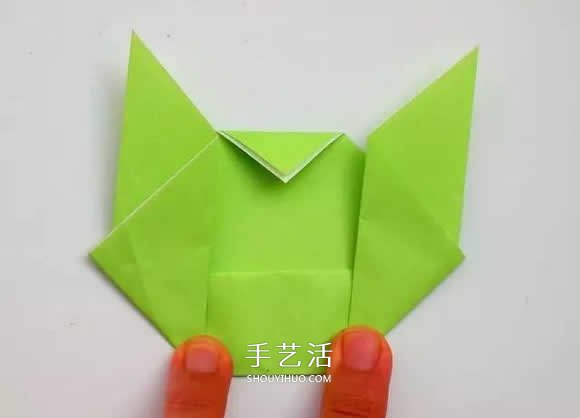 简单皮卡丘折纸教程 怎么折皮卡丘的图解