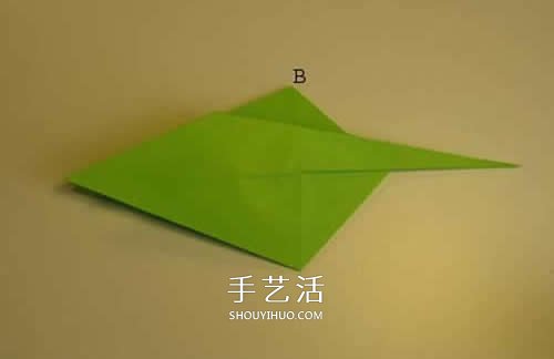 手工折纸翼龙的步骤图 翼龙的折法图解过程
