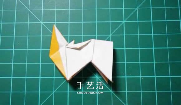 逼真山羊的折纸方法 手工折纸立体山羊图解