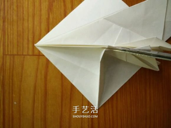 复杂兔子的折纸方法 中秋节折纸兔子图解