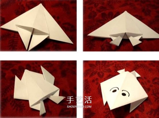 会跳小青蛙的折法图解 折纸青蛙的简单教程