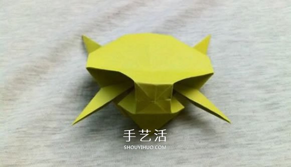 立体青蛙折纸步骤图 复杂折青蛙的方法和图片