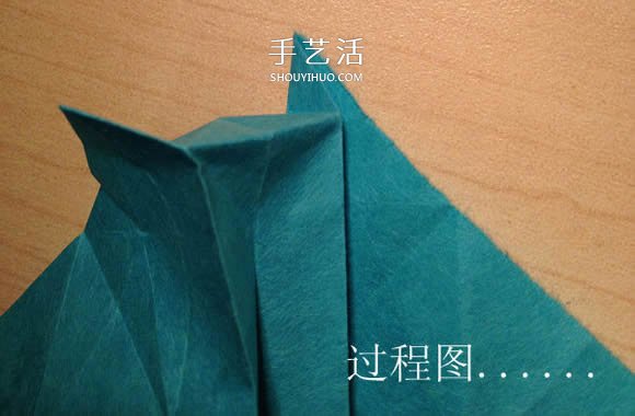 叶虫的折纸方法图解 如何折叶子虫的步骤图